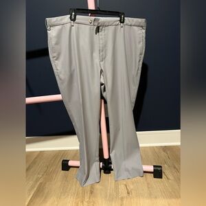 Mens gray golf pants